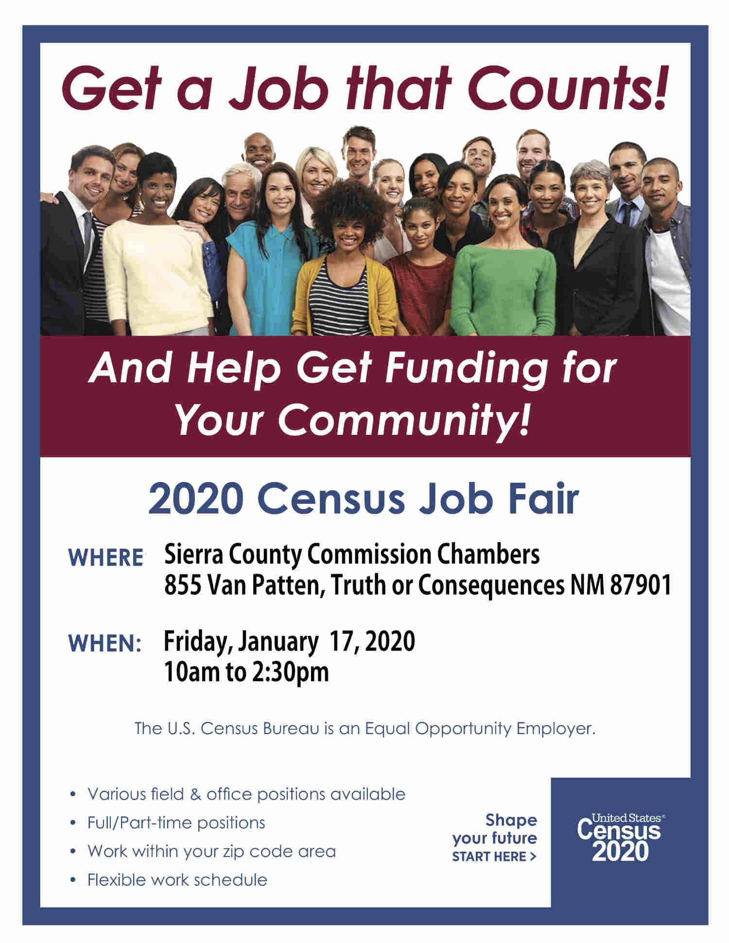 2020 Census JOB FAIR in Sierra County NM